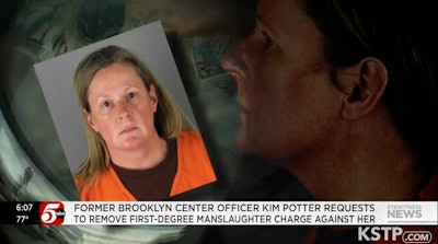 Former Brooklyn Center, MN, officer Kim Potter faces first- and second-degree manslaughter charges in the April shooting of Daunte Wright. (Photo: KTSP screen shot)