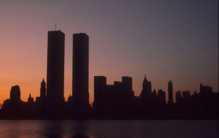Twin Towers Sunset