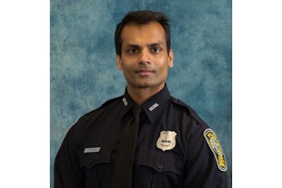 Officer Paramhans Desai of the Henry County (GA) Police Department died Monday from wounds suffered in a Thursday shooting. (Photo: Henry County PD)