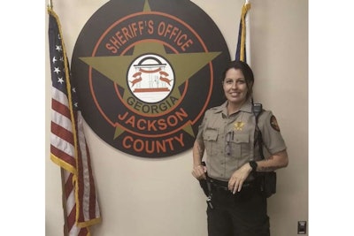 Johnson County, GA, Sheriff's Deputy Lena Marshall was critically wounded Friday during a domestic call. (Photo: Jackson County SO/Facebook)