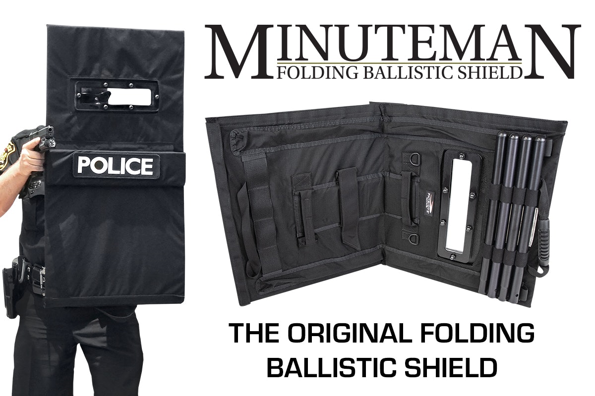 Minuteman Folding Ballistic Shield From: Patriot3, Inc.