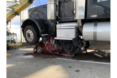 Veteran Washington State Trooper Rocky Oliphant says this wreck was unlike any he has ever seen. (Photo: Trooper Rocky Oliphant/Twitter)