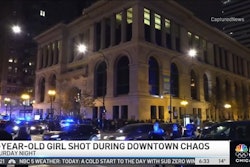 Chaos in Chicago's loop and the shooting of a 12-year-old girl has led the Chicago Police Department to cancel days off. (Photo: NBC Chicago screen shot)