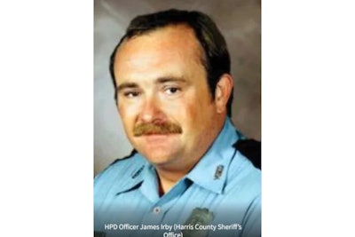 Houston police officer James Irby was murdered by Carl Wayne Buntion in 1990. (Photo: Harris County SO)