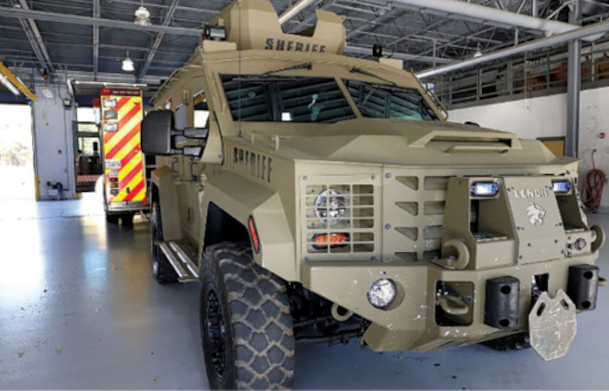 The Lenco BearCat operated by the Coweta County (GA) Sheriff's Office. (Photo: Coweta County SO)
