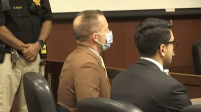 Former Louisville Metro Police detective Brett Hankison awaits the verdict in his wanton endangerment trial Thursday. (Photo: WHAS screen shot)