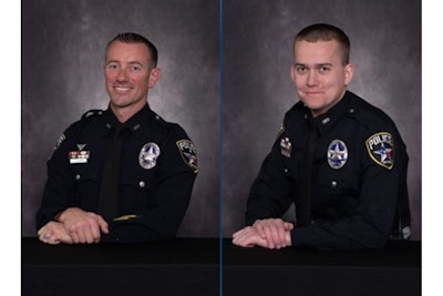 Irving, TX, officers Travis Allen and Brendan Fowler received the U.S. Attorney General’s distinguished service award for community policing for the 2021 rescue. (Photo: Irving PD)