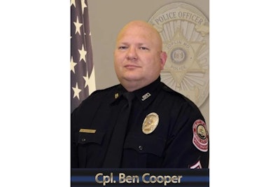 Corporal Benjamin Cooper of the Joplin (MO) Police Department was killed in a shootout Tuesday. (Photo: Joplin PD)