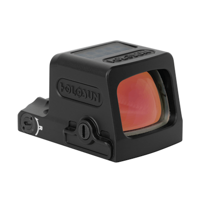 As with all the reflex sights, the EPS/EPS Carry is parallax-free with unlimited eye relief in an aspheric glass lens.