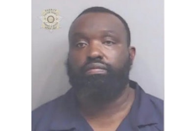 Security guard Paul Augustin was arrested in the shooting of an Atlanta officer. (Photo: Fulton County Sheriff's Office)