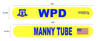 The Manny Tubes are 40-inches long and can serve as a floatation device during water rescues.
