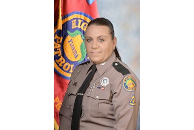 Trooper Toni Schuck of the Florida Highway Patrol is the Officer of the Month for March 2022.