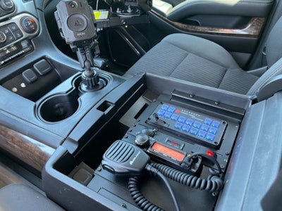 Verizon Frontline’s Mobile Utility Technology Transport (MUTT) serves as an example of what the police cruiser of the future may look like from a communications perspective.