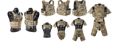 Paraclete’s new Origin system allows officers to create a variety of tactical armor options, including a low-visibility vest, a plate carrier, and a full-protection tactical vest. (Photo: Point Blank Enterprises)