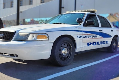 The Bradenton (FL) Police Department is retiring its last Ford Crown Victoria patrol car. (Photo: Bradenton PD/Facebook)