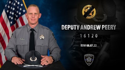 Deputy Andrew Peery, a six-year veteran of the El Paso County Sheriff’s Office, died after being shot while responding to a call Sunday.