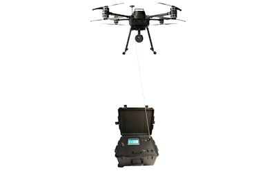 The Quad 8 can lift up to 20 pounds of customer-defined payloads.