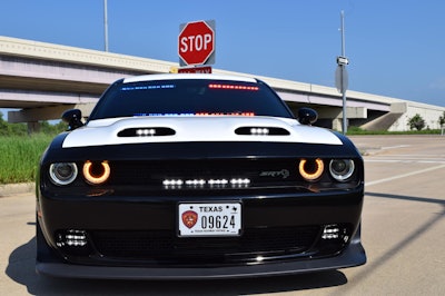 The Texas Department of Public Safety has added a confiscated Dodge Hellcat to its fleet. (Photo: Texas DPS/Facebook)