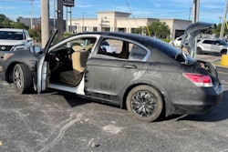 Tulsa police say an alert officer noticed a car with a recent, shoddy paint job and during a traffic stop found it was stolen.