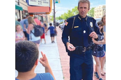 Grant money is helping Chief Phillip Lukens implement solutions to help his officers reduce crime and build better community relations. (Photo: Alliance PD)