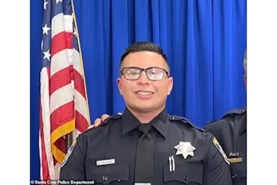 Santa Cruz, CA, officer Francisco Villicana was cleaning his personal gun when it fired, wounding him and killing a bystander. (Photo: Santa Cruz PD)