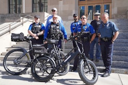 KCPD's Downtown Bike Patrol team tested e-bikes for six months before being donated one.