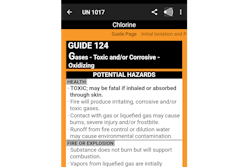 As police officers prepare for responding to incidents involving hazardous materials, the ERG 2020 app for Android and Apple phones can guide an officer’s identification of the materials being transported.