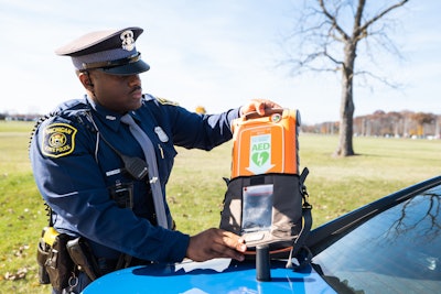 With the addition of 340 new AEDs this week, about half the state troopers in Michigan now have such life-saving devices.