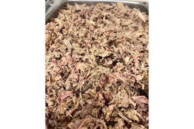 A woman called Raleigh Police over what she thought was undercooked meat at a popular barbecue restaurant. The pink tinge is from the smoking process. (Photo: Clyde Cooper's Barbecue/Facebook)