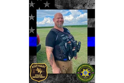 Stuttgart, AR, police officer Sgt. Donald Scoby was shot and killed late Wednesday during a foot pursuit. (Photo: Stuttgart PD/Facebook)