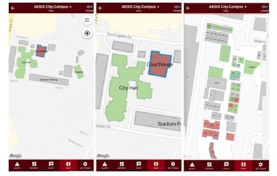 AIM provides live maps to first responders that law enforcement can use for tactical awareness.