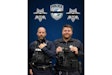Sgt. Steven Robin and officer Branden Estorffe of the Bay St. Louis, MS, police were killed in the line of duty Wednesday morning when they responded to a call at a Motel 6. (Photo: Hancock County SO)