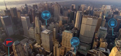 Genetec's Citigraf system shows all the cameras in a specific area and allows officers to retrieve live video within seconds. (Photo: Genetec)