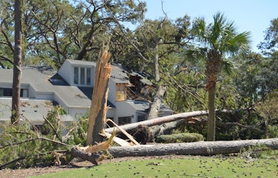 Hurricane Matthew left damage across parts of Beaufort County, SC.