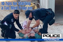 Officers are placed in a training scenerio as part of a tactical medicine program at the Hawthorne Police Department.