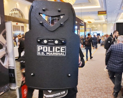 Blueridge Armor displayed its new ballistic shield.