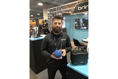 The Brinc Ball is a high-tech replacement for the throw phone.