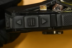 Still image from Charlotte-Mecklenburg Police video showing bullet lodged in camera. (Photo: CMPD Video)