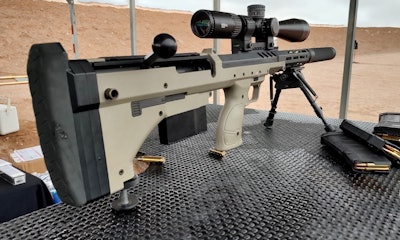 Desert Tech packages a sniper rifle into a bullpup for a compact design.
