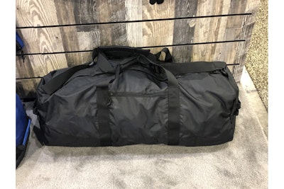 Tru-Spec's River's Edge duffel back is waterproof for operations in wet environments.