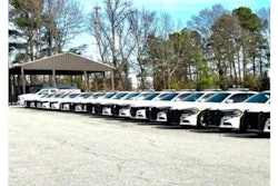 Sampson County (NC) Sheriff Jimmy Thornton says these vehicles are unused because of the deputy shortage at his agency. (Photo: Sampson County SO/Facebook)