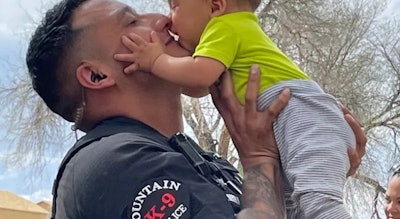 Fountain, CO, police officer Julian Becerra fell 40 feet from a highway bridge while chasing a carjacker last week. He is on life support. The incident is under investigation. (Photo: GoFundMe)