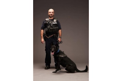Kansas City, MO, police officer James Muhlbauer and his K-9, Champ were killed in a crash Wednesday night. (Photo: KCPD/Facebook)