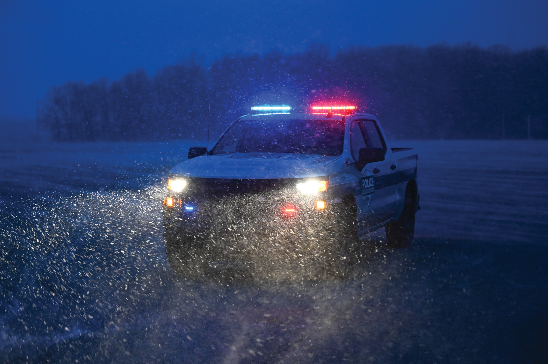 The Chevrolet Silverado PPV is built for patrol in all weather conditions.