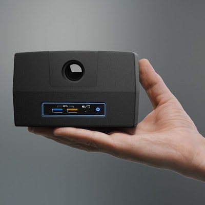 The DART range system is small and portable.