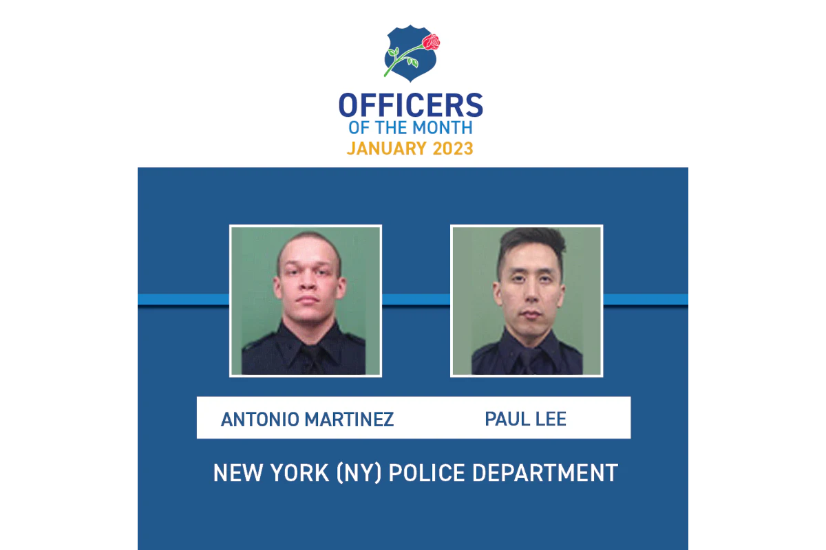 NYPD Officers Named NLEOMFJanuary 2023 Officer of the Month - Vimarsana News