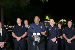 Jacksonville Sheriff T. K. Waters holds a press conference in which he provided details of the shooting of one of his officers Tuesday night.