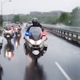 Motorcycle officers as well as regular patrol officers benefit from having quality rain gear.