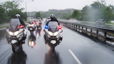 Motorcycle officers as well as regular patrol officers benefit from having quality rain gear.