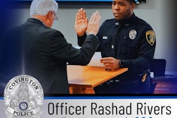 Officer Rashad Rivers of the Covington (GA) Police Department is recovering in a local hospital after being shot during response to a domestic.
